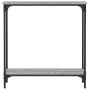 Sonoma gray engineered wood console table 75x22.5x75 cm by , Side tables - Ref: Foro24-834023, Price: 38,20 €, Discount: %