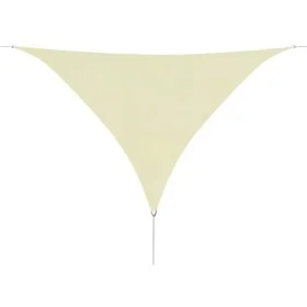 Cream Oxford fabric triangular sail awning 3.6x3.6x3.6 m by vidaXL, Umbrellas - Ref: Foro24-42300, Price: 30,17 €, Discount: %