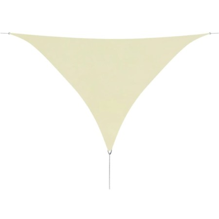 Toldo de vela triangular tela Oxford color crema 3,6x3,6x3,6 m de vidaXL, Sombrillas - Ref: Foro24-42300, Precio: 22,93 €, De...