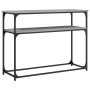 Mesa consola madera de ingeniería gris Sonoma 100x35,5x75 cm de , Mesas auxiliares - Ref: Foro24-834068, Precio: 51,23 €, Des...