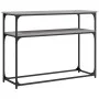 Sonoma grauer Konsolentisch aus Holzwerkstoff, 100 x 35,5 x 75 cm von , Seitentische - Ref: Foro24-834068, Preis: 50,59 €, Ra...