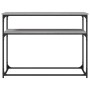 Mesa consola madera de ingeniería gris Sonoma 100x35,5x75 cm de , Mesas auxiliares - Ref: Foro24-834068, Precio: 51,23 €, Des...