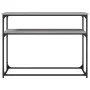 Sonoma grauer Konsolentisch aus Holzwerkstoff, 100 x 35,5 x 75 cm von , Seitentische - Ref: Foro24-834068, Preis: 50,59 €, Ra...