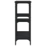 Black engineered wood console table 102x29x75 cm by , Side tables - Ref: Foro24-834080, Price: 60,19 €, Discount: %