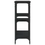 Black engineered wood console table 102x29x75 cm by , Side tables - Ref: Foro24-834080, Price: 59,40 €, Discount: %