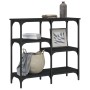 Schwarzer Konsolentisch aus Holzwerkstoff, 80 x 29 x 75 cm von , Seitentische - Ref: Foro24-834075, Preis: 53,72 €, Rabatt: %