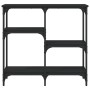 Schwarzer Konsolentisch aus Holzwerkstoff, 80 x 29 x 75 cm von , Seitentische - Ref: Foro24-834075, Preis: 53,72 €, Rabatt: %