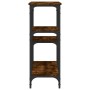 Konsolentisch aus geräuchertem Eichenholzwerkstoff, 102 x 29 x 75 cm von , Seitentische - Ref: Foro24-834082, Preis: 55,33 €,...