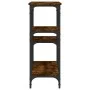 Smoked oak engineered wood console table 102x29x75 cm by , Side tables - Ref: Foro24-834082, Price: 54,73 €, Discount: %