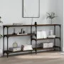 Konsolentisch aus eichenbraunem Holzwerkstoff, 160 x 29 x 75 cm von , Seitentische - Ref: Foro24-834089, Preis: 72,90 €, Raba...