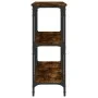 Konsolentisch aus geräuchertem Eichenholzwerkstoff, 150 x 29 x 75 cm von , Seitentische - Ref: Foro24-834107, Preis: 75,96 €,...