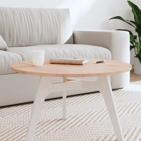 Round solid beech wood board Ø70x1.5 cm by , Table tops - Ref: Foro24-355910, Price: 53,13 €, Discount: %