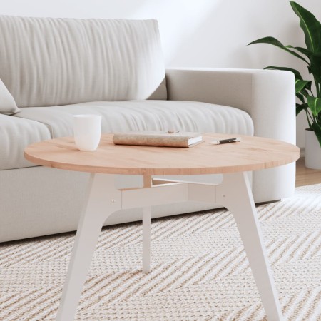 Round solid beech wood board Ø70x1.5 cm by , Table tops - Ref: Foro24-355910, Price: 53,55 €, Discount: %