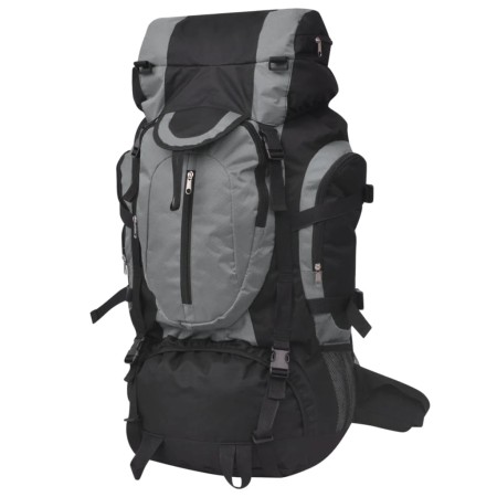 Mochila de senderismo XXL negro y gris 75 l de vidaXL, Mochilas - Ref: Foro24-91106, Precio: 31,54 €, Descuento: %