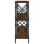 Oak brown engineered wood console table 200x28x80.5 cm by , Side tables - Ref: Foro24-835433, Price: 66,94 €, Discount: %