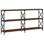 Konsolentisch aus eichenbraunem Holzwerkstoff, 200 x 28 x 80,5 cm von , Seitentische - Ref: Foro24-835433, Preis: 67,74 €, Ra...