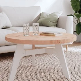 Round solid beech wood board Ø80x4 cm by , Table tops - Ref: Foro24-355925, Price: 131,02 €, Discount: %