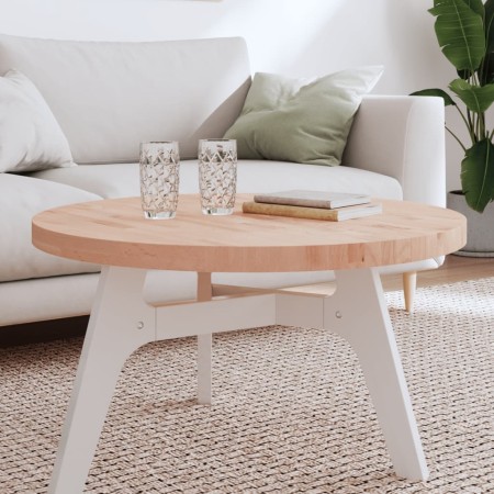 Rundes Brett aus massivem Buchenholz Ø80x4 cm von , Tischplatten - Ref: Foro24-355925, Preis: 133,27 €, Rabatt: %