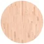 Rundes Brett aus massivem Buchenholz Ø80x4 cm von , Tischplatten - Ref: Foro24-355925, Preis: 131,02 €, Rabatt: %