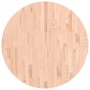 Rundes Brett aus massivem Buchenholz Ø80x4 cm von , Tischplatten - Ref: Foro24-355925, Preis: 133,27 €, Rabatt: %
