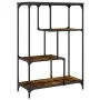 Regal aus Holzwerkstoff, geräucherte Eiche, 81 x 36 x 115 cm von , Bücherregale und Regale - Ref: Foro24-835406, Preis: 48,30...