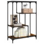 Regal aus Holzwerkstoff, geräucherte Eiche, 81 x 36 x 115 cm von , Bücherregale und Regale - Ref: Foro24-835406, Preis: 48,82...
