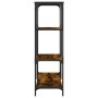 Regal aus Holzwerkstoff, geräucherte Eiche, 81 x 36 x 115 cm von , Bücherregale und Regale - Ref: Foro24-835406, Preis: 48,82...