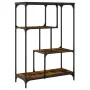Regal aus Holzwerkstoff, geräucherte Eiche, 81 x 36 x 115 cm von , Bücherregale und Regale - Ref: Foro24-835406, Preis: 48,30...