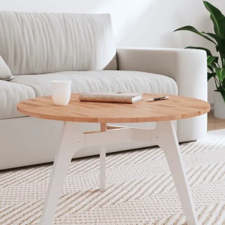 Round solid beech wood board Ø70x1.5 cm by , Table tops - Ref: Foro24-355931, Price: 59,45 €, Discount: %