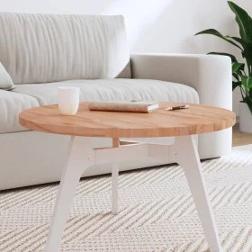 Round solid beech wood board Ø70x2.5 cm by , Table tops - Ref: Foro24-355938, Price: 86,79 €, Discount: %