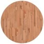 Rundes Brett aus massivem Buchenholz Ø90x1,5 cm von , Tischplatten - Ref: Foro24-355933, Preis: 100,36 €, Rabatt: %