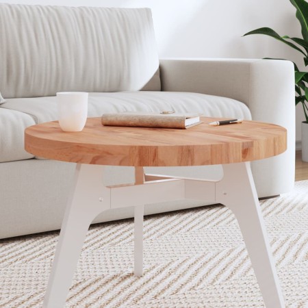Tablero redondo de madera maciza de haya Ø60x4 cm by , Table tops - Ref: Foro24-355944, Price: 85,99 €, Discount: %