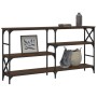 Konsolentisch aus eichenbraunem Holzwerkstoff, 150 x 29 x 76,5 cm von , Seitentische - Ref: Foro24-835473, Preis: 70,39 €, Ra...