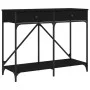 Black engineered wood console table 100x39x78.5 cm by , Side tables - Ref: Foro24-835484, Price: 48,06 €, Discount: %