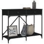 Schwarzer Konsolentisch aus Holzwerkstoff, 100 x 39 x 78,5 cm von , Seitentische - Ref: Foro24-835484, Preis: 65,62 €, Rabatt: %