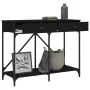 Black engineered wood console table 100x39x78.5 cm by , Side tables - Ref: Foro24-835484, Price: 48,06 €, Discount: %