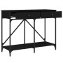Schwarzer Konsolentisch aus Holzwerkstoff, 100 x 39 x 78,5 cm von , Seitentische - Ref: Foro24-835484, Preis: 65,62 €, Rabatt: %