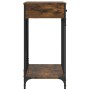 Konsolentisch aus geräuchertem Eichenholzwerkstoff, 100 x 39 x 78,5 cm von , Seitentische - Ref: Foro24-835486, Preis: 63,94 ...