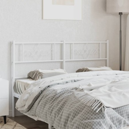 Kopfteil aus weißem Metall, 120 cm von , Kopf- und Fußteile - Ref: Foro24-355347, Preis: 33,36 €, Rabatt: %