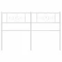 Cabecero de metal blanco 120 cm de , Cabeceros y pies de cama - Ref: Foro24-355347, Precio: 32,91 €, Descuento: %