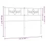 Cabecero de metal blanco 120 cm de , Cabeceros y pies de cama - Ref: Foro24-355347, Precio: 32,91 €, Descuento: %