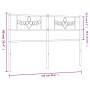 Kopfteil aus weißem Metall, 160 cm von , Kopf- und Fußteile - Ref: Foro24-355351, Preis: 35,10 €, Rabatt: %