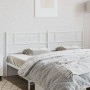 Cabecero de metal blanco 193 cm de , Cabeceros y pies de cama - Ref: Foro24-355353, Precio: 38,53 €