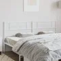 Cabecero de metal blanco 193 cm de , Cabeceros y pies de cama - Ref: Foro24-355353, Precio: 37,97 €, Descuento: %