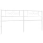Cabecero de metal blanco 193 cm de , Cabeceros y pies de cama - Ref: Foro24-355353, Precio: 37,97 €, Descuento: %