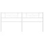 Kopfteil aus weißem Metall, 193 cm von , Kopf- und Fußteile - Ref: Foro24-355353, Preis: 37,99 €, Rabatt: %