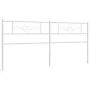 Cabecero de metal blanco 193 cm de , Cabeceros y pies de cama - Ref: Foro24-355353, Precio: 37,97 €, Descuento: %