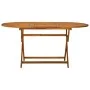 Set de comedor de jardín 7 piezas madera maciza de acacia de vidaXL, Conjuntos de jardín - Ref: Foro24-41748, Precio: 545,53 ...
