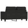 Sofá de 2 plazas de tela negro 120 cm de , Sofás - Ref: Foro24-359159, Precio: 244,25 €, Descuento: %