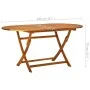 Set de comedor de jardín 7 piezas madera maciza de acacia de vidaXL, Conjuntos de jardín - Ref: Foro24-41748, Precio: 545,53 ...